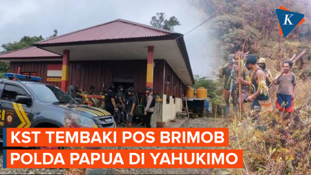 KST Tembaki Pos Brimob Polda Papua di Yahukimo 