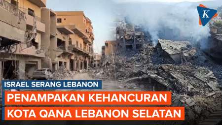 Melihat Hancurnya Kota Qana Lebanon Usai Digempur Israel