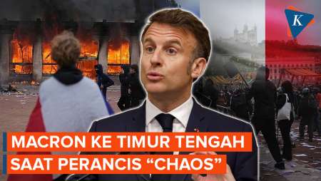 Macron Tetap Akan Kunjungi Timur Tengah Meski Perancis Chaos, Agenda Apa?