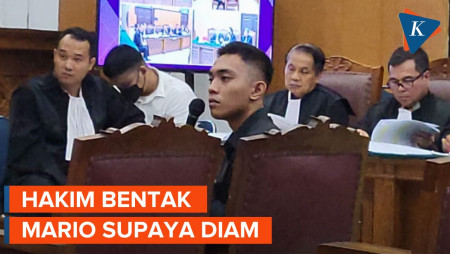 Momen Mario Dandy Adu Argumen Sampai Dibentak Hakim Saat Sidang