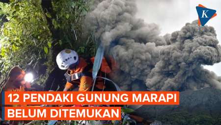 Tim Gabungan Fokus Cari 12 Pendaki Gunung Marapi