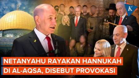 Netanyahu Kunjungi Al-Aqsa Untuk Rayakan Hanukkah, Disebut Tindakan Provokasi