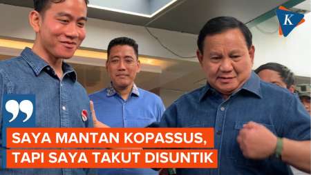 Prabowo Akui Takut Disuntik Saat Tes Kesehatan