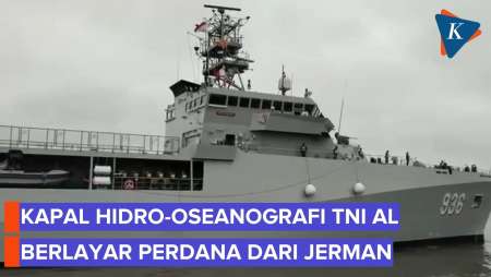 Momen KRI Canopus-936, Kapal Hidro-Oseanografi Baru TNI AL, Berlayar Perdana dari Jerman ke RI