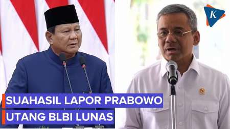 Suahasil Lapor Ke Prabowo Soal Utang BLBI Sejak Krisis 1998 Lunas