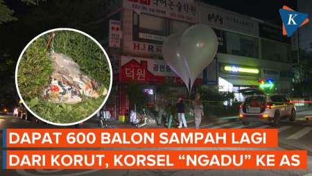 Korut Kembali Teror 600 Balon Sampah, Korsel 