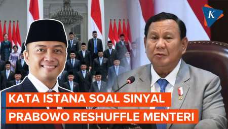 Jawaban Istana soal Sinyal Prabowo Lakukan Reshuffle Kabinet