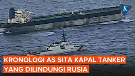 Kronologi AS Sita Kapal Tanker Minyak Rusia, Sudah Diburu Sejak Desember 2025