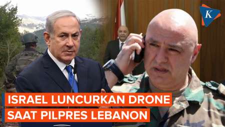 Drone Israel Terpantau di Wilayah Lebanon Saat Pelaksanaan Pemilihan Presiden