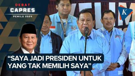 [FULL] Prabowo Janji Jadi Presiden untuk Seluruh Rakyat, Termasuk yang Tidak Memilihnya