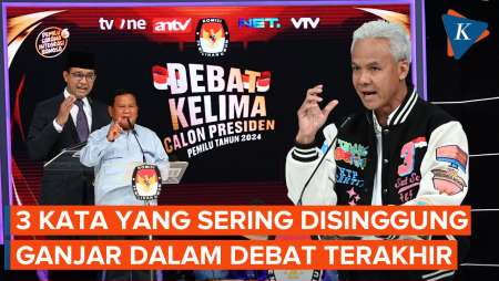 3 Kata Ini yang Paling Banyak Diucapkan Ganjar di Debat Terakhir