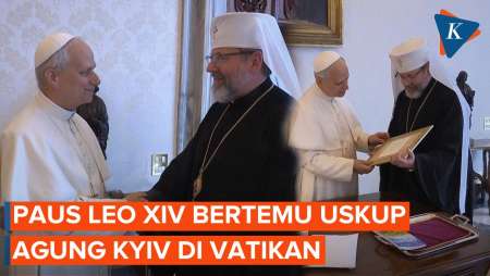 Paus Leo XIV Bertemu Uskup Agung Kyiv di Tengah Konflik Rusia-Ukraina