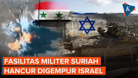 Damaskus Digempur! Israel Hancurkan Fasilitas Militer Suriah