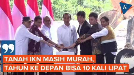 Rayu Investor, Jokowi Sebut Tanah Masih Murah di IKN