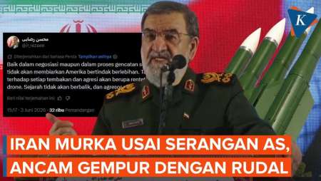 Iran Murka Usai Serangan AS, Ancam Gempur Dengan Rudal Dan Drone