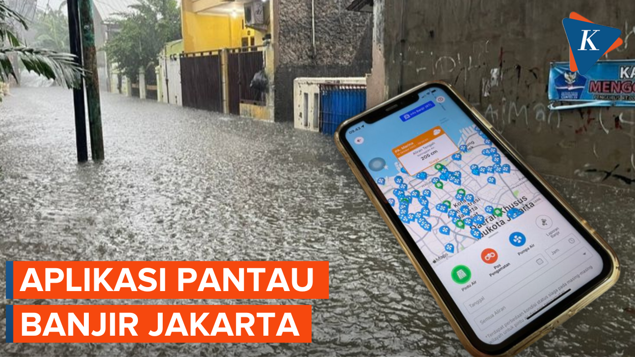 Ini Website dan Aplikasi Pantau Banjir Jakarta Secara Online
