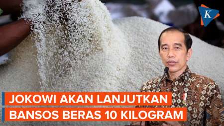 Jokowi Ungkap Alasan Lanjutkan Bansos Beras 10 Kilogram