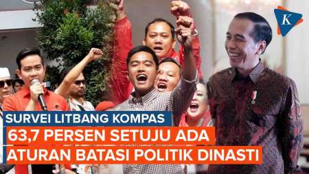 Survei Litbang Kompas: 63,7 Persen Setuju Ada Aturan Batasi Politik Dinasti