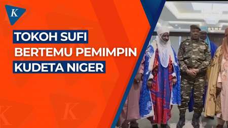 Momen Pertemuan Pemimpin Kudeta Niger dan Tokoh Spiritual Sufi