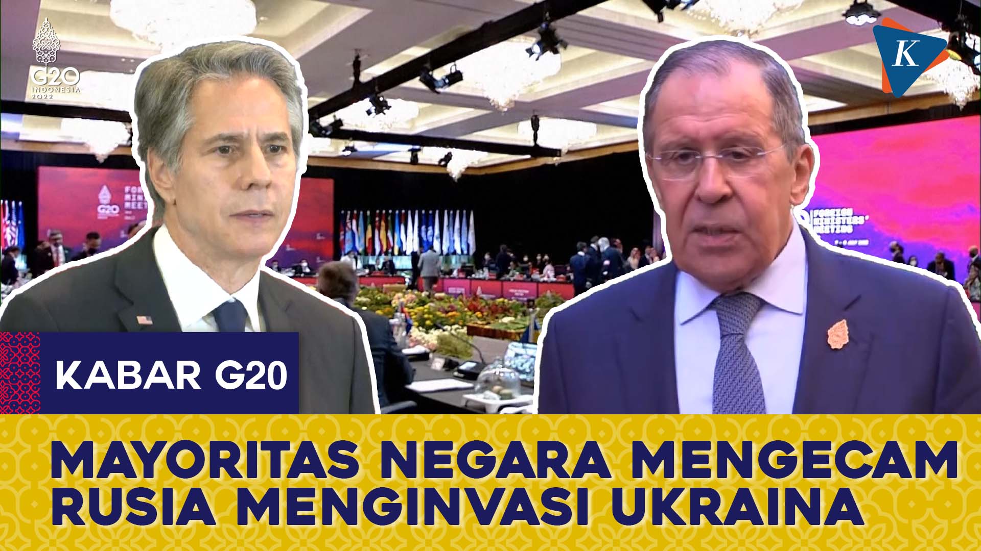 Mayoritas Negara Mengecam Invasi ke Ukraina, Menlu Rusia Walk Out dari G20
