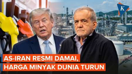 AS-Iran Resmi Teken Kesepakatan Damai, Harga Minyak Langsung Turun