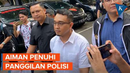 Tiba di Polda, Aiman: Saya Izin ke Ibu, Istri, dan Anak untuk Diperiksa Hari Ini