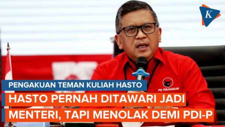 Teman Kuliah Jadi Saksi Meringankan, Sebut Hasto Pernah Tolak Jabatan Menteri demi PDI-P