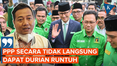 PPP Dinilai Dapat Durian Runtuh Usai Sandiaga Uno Gabung Jadi Kader