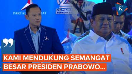 AHY Tegaskan Sikap Demokrat di Pemerintahan Prabowo: Kami Mendukung Semangat Presiden!