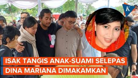 Keluarga dan Musisi Banjir Air Mata Usai Dina Mariana Dimakamkan