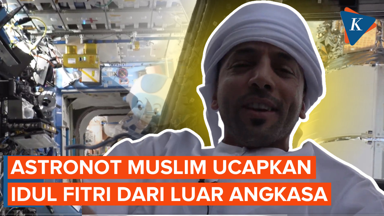 Saat Astronot UEA Rayakan Idul Fitri dari Luar Angkasa