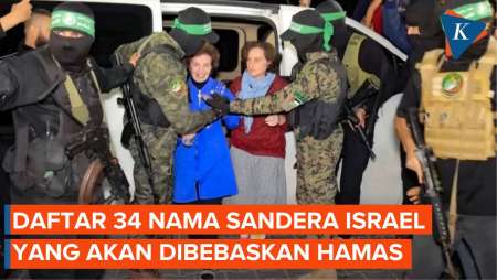 Hamas Bocorkan 34 Nama Sandera Israel yang Akan Dibebaskan Demi Gencatan Senjata Gaza