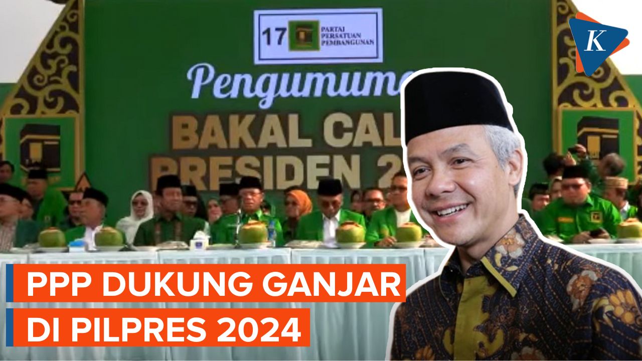 PPP Resmi Dukung Ganjar Sebagai Capres