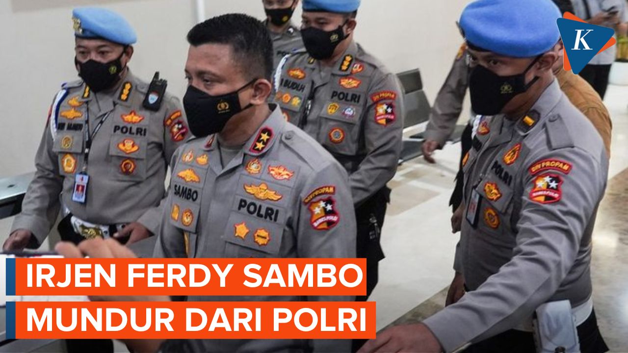 Ferdy Sambo Ajukan Surat Pengunduran Diri dari Polri