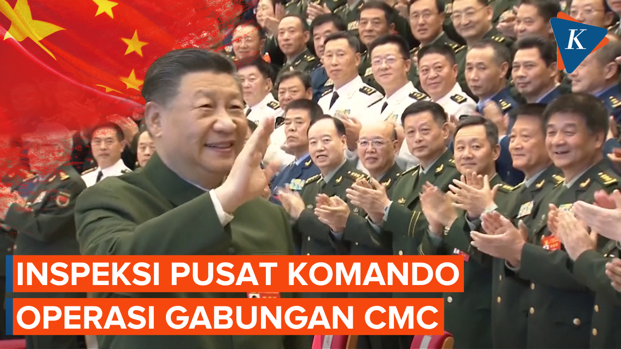 Presiden Xi Inspeksi Pusat Komando Operasi Gabungan CMC