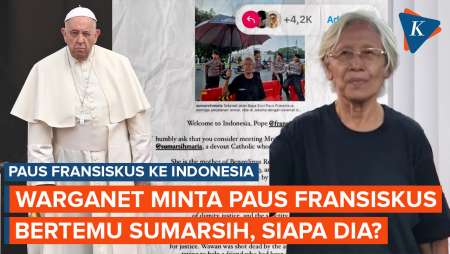 Warganet Minta Paus Fransiskus Bertemu Sumarsih, Siapa Dia?