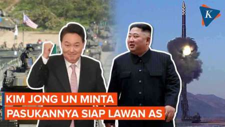 Kim Jong Un Minta Pasukannya Bersiap Hadapi Perang Lawan AS