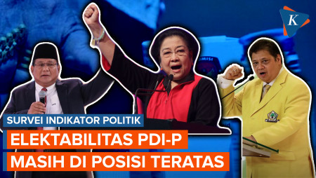 Elektabilitas PDI-P di Urutan Puncak, Lampaui Gerindra dan Golkar