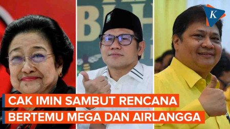 Cak Imin Sambut Baik Ajakan Pertemuan Megawati dan Airlangga