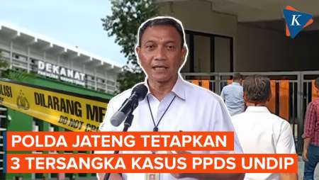 Polda Jateng Tetapkan 3 Tersangka Kasus PPDS Undip