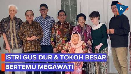 Megawati Bertemu Istri Gus Dur Dan Para Tokoh, Apa Yang Dibahas?