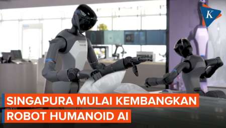 Singapura Kembangkan Robot Humanoid Untuk Bantu Polisi, Gelontorkan Rp 1,3 T