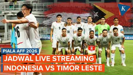 Jadwal Live Streaming Indonesia Vs Timor Leste Piala AFF 2026 Hari Ini