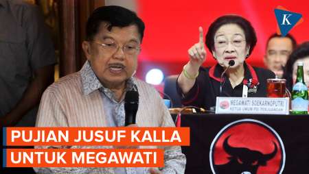 Jusuf Kalla Sanjung Megawati Sebagai Pemimpin yang Sangat Demokratis