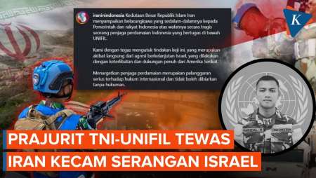 Iran Kecam Keras Serangan Israel yang Tewaskan Personel TNI UNIFIL