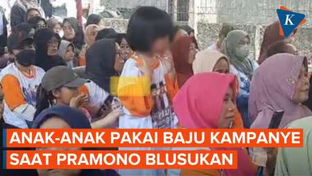 Anak-anak di Jakbar Pakai Baju Kampanyenya, Ini Penjelasan Pramono