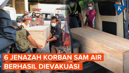 Jenazah Korban Kecelakaan Pesawat SAM Air Dievakusi, Segera Diidentifikasi