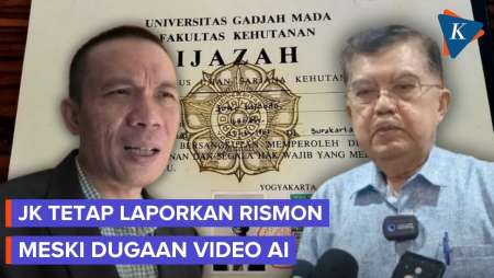 Dugaan Video Rismon Dari AI, Jusuf Kalla Tak Mau Tahu