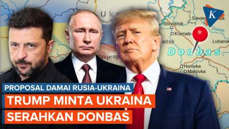 Trump "Paksa" Ukraina Serahkan Donbas Ke Rusia