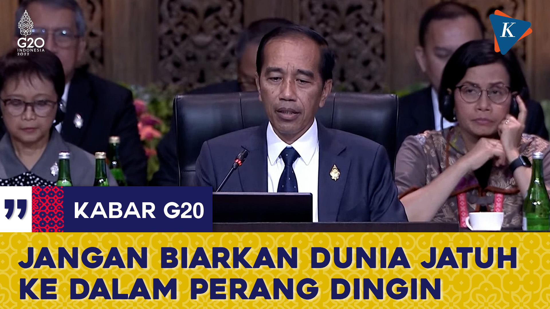 Jokowi Ingatkan agar Jangan Sampai Dunia Jatuh dalam Perang Dingin Selanjutnya